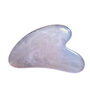 Pink Resin Gua Sha Tool | Heart / Kidney Shape
